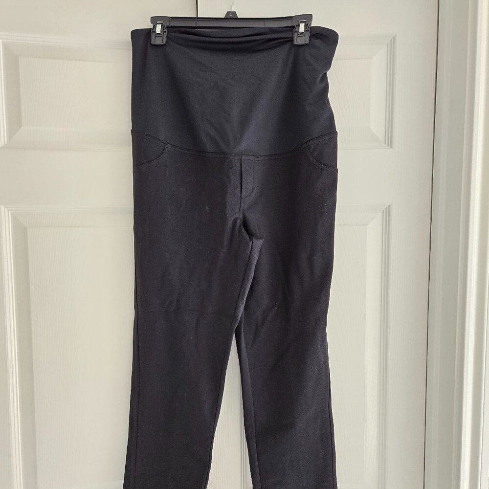 Isabel Maternity Black Pants/ Skinny Leggings - Medium